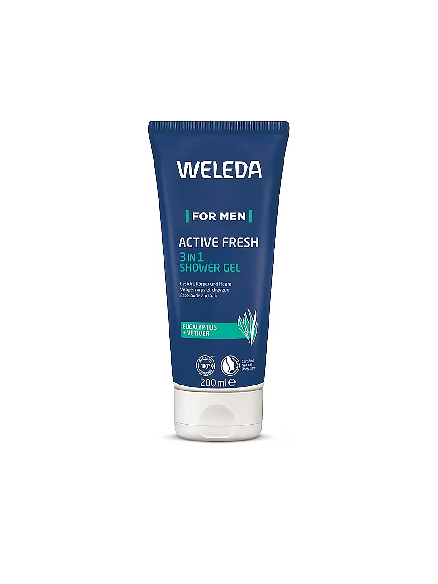 WELEDA | FOR MEN Active Fresh 3in1 Shower Gel 200ml | 